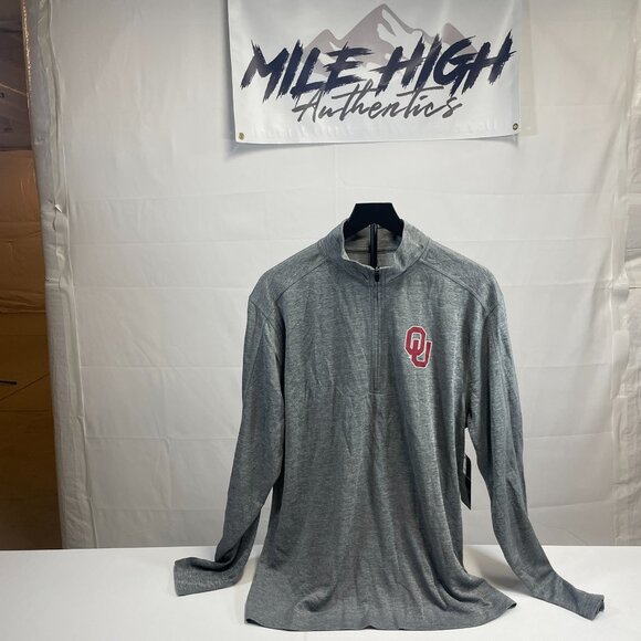 Oklahoma Sooners Top Of The World 1/2 Zip Pullover Jacket - Picture 6 of 7